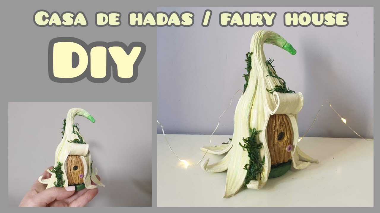 💕DIY💕CASITA DE HADAS FLOR MINIATURA💕con un frasco de cristal