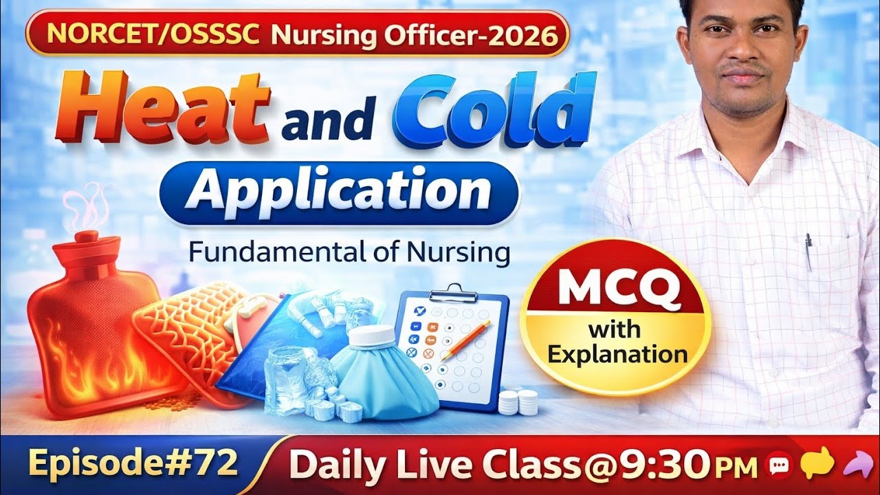 Heat and Cold Application MCQs with Explanation | Nursing Exams