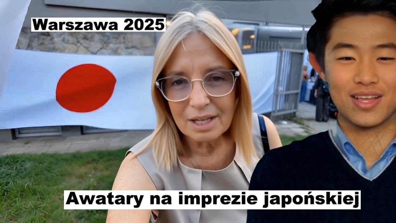 Warszawa 2025. Awatary na japońskiej imprezie i ja po liftingu AI