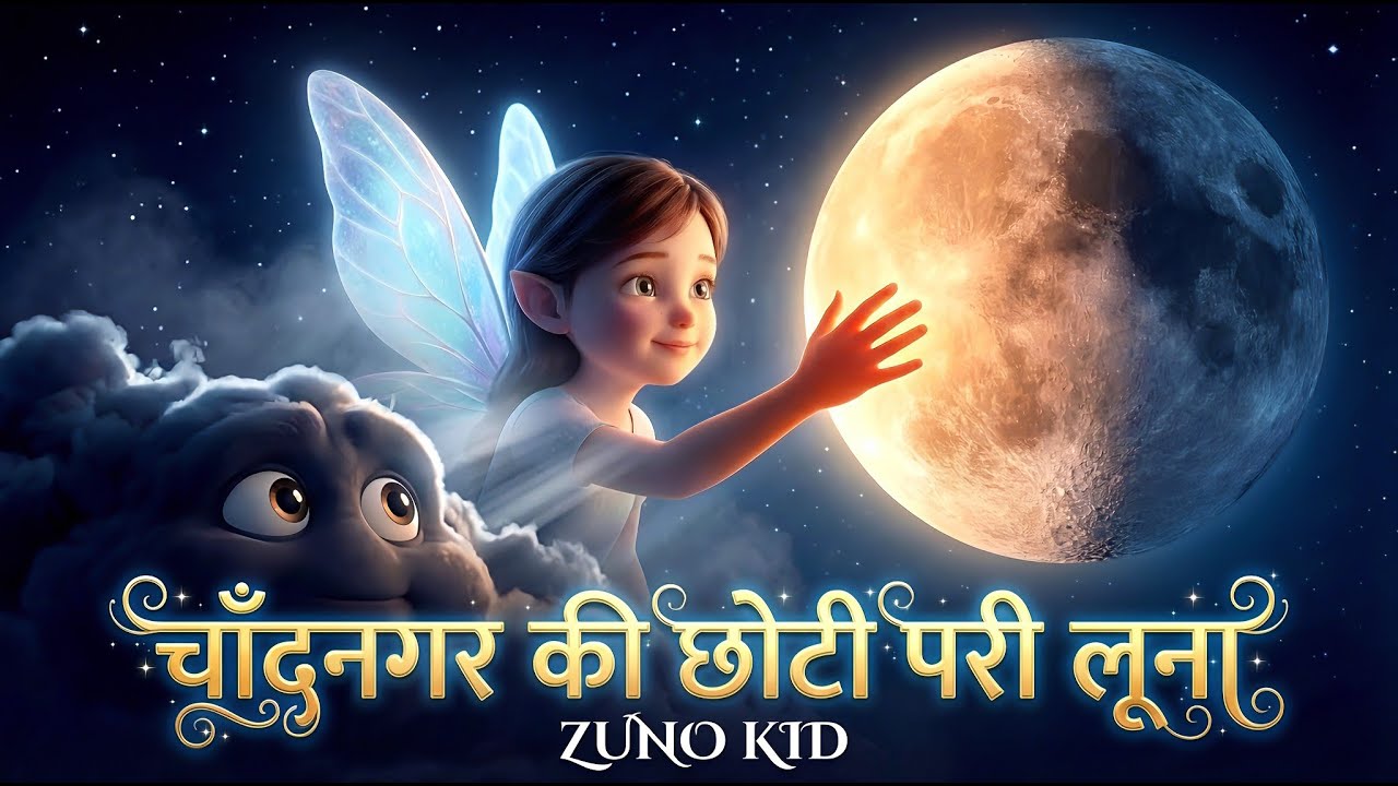 परी लूना की जादुई कहानी 🧚‍♀️✨👉 चाँद गायब हो गया 😱 Fairy Luna's Magical Quest ✨ | 2026 @ZunoKid