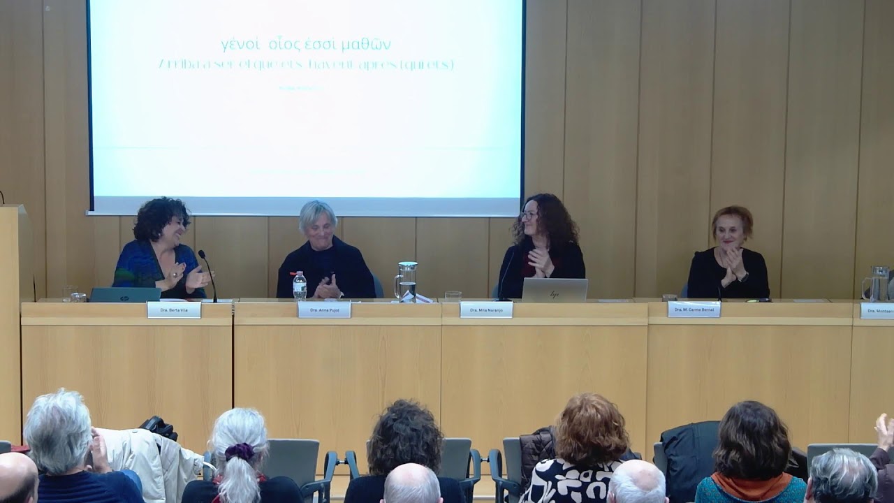 Lliçó de jubilació Anna Pujol - Segimon Serrallonga