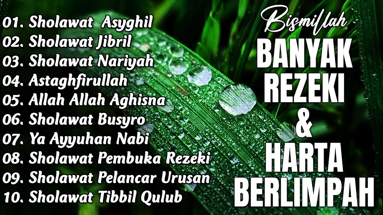 KUMPULAN SHOLAWAT TERBARU 2026 | SHOLAWAT JIBRIL PENARIK REZEKI, BUSYRO | SHOLAWAT TERPOPULER 2026