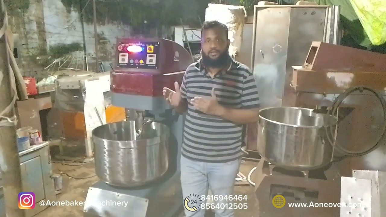 30 Kg Spiral Mixer |Dough Mixer for Bread | Bread Mixer