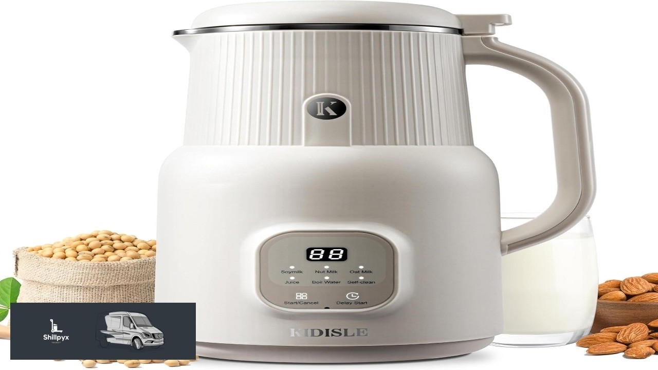Automatic Nut Milk Maker 20oz Homemade Almond Oat Coconut Soy Plant Based