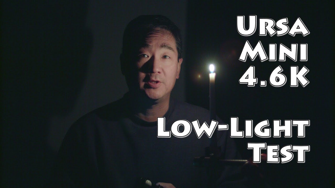 Blackmagic Ursa Mini 4.6K Low Light Test at 1600