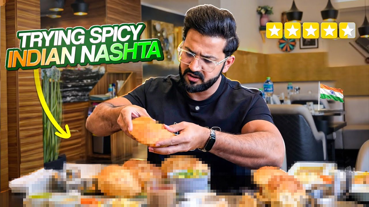 Desi Nashta, Indian Style! 🇵🇰➡️🇮🇳 First Time Spicy Breakfast Experience 🌶️