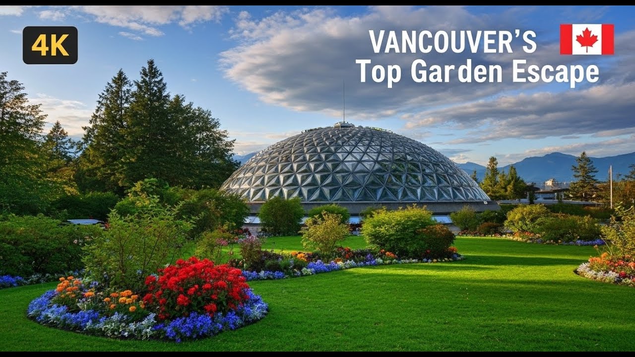 Queen Elizabeth Park Vancouver Walking Tour  4K Scenic Walk with City Views & Gardens