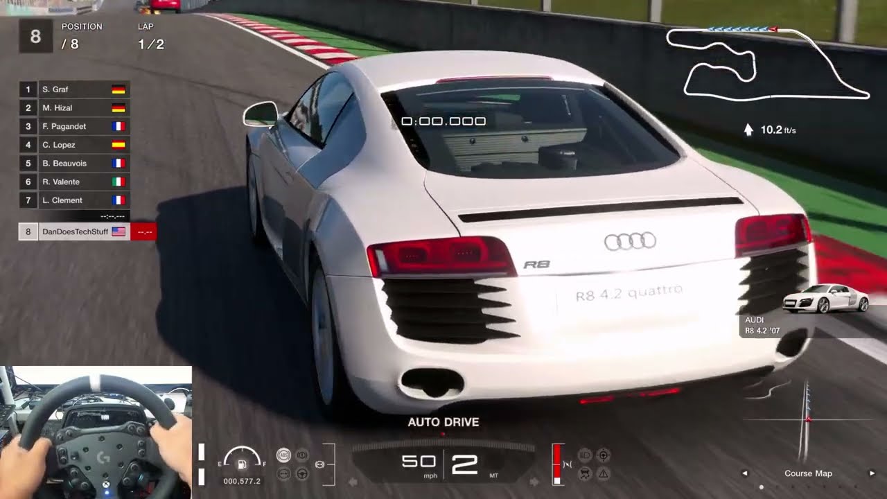 Testing Logitech G PRO Racing Wheel - Gran Turismo 7 - Deep Forrest Raceway (PS5 Pro)