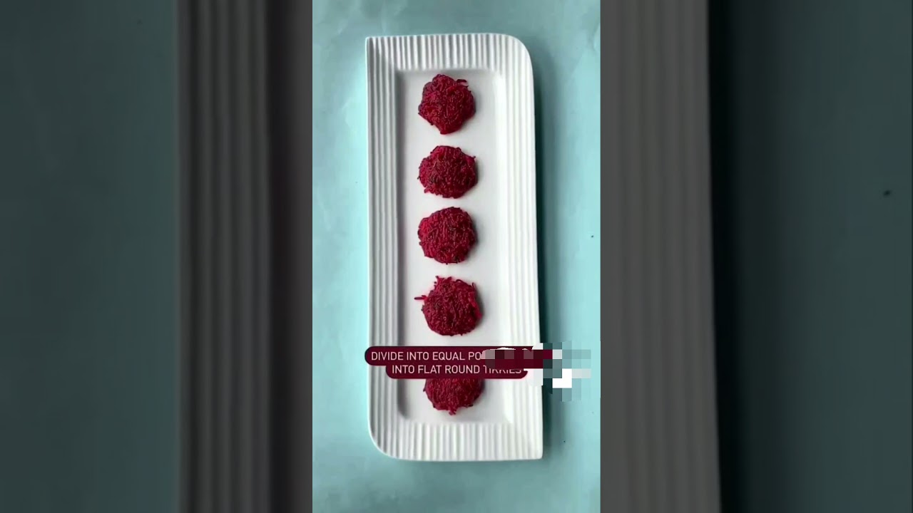 Beetroot Tikki it's to healthy 