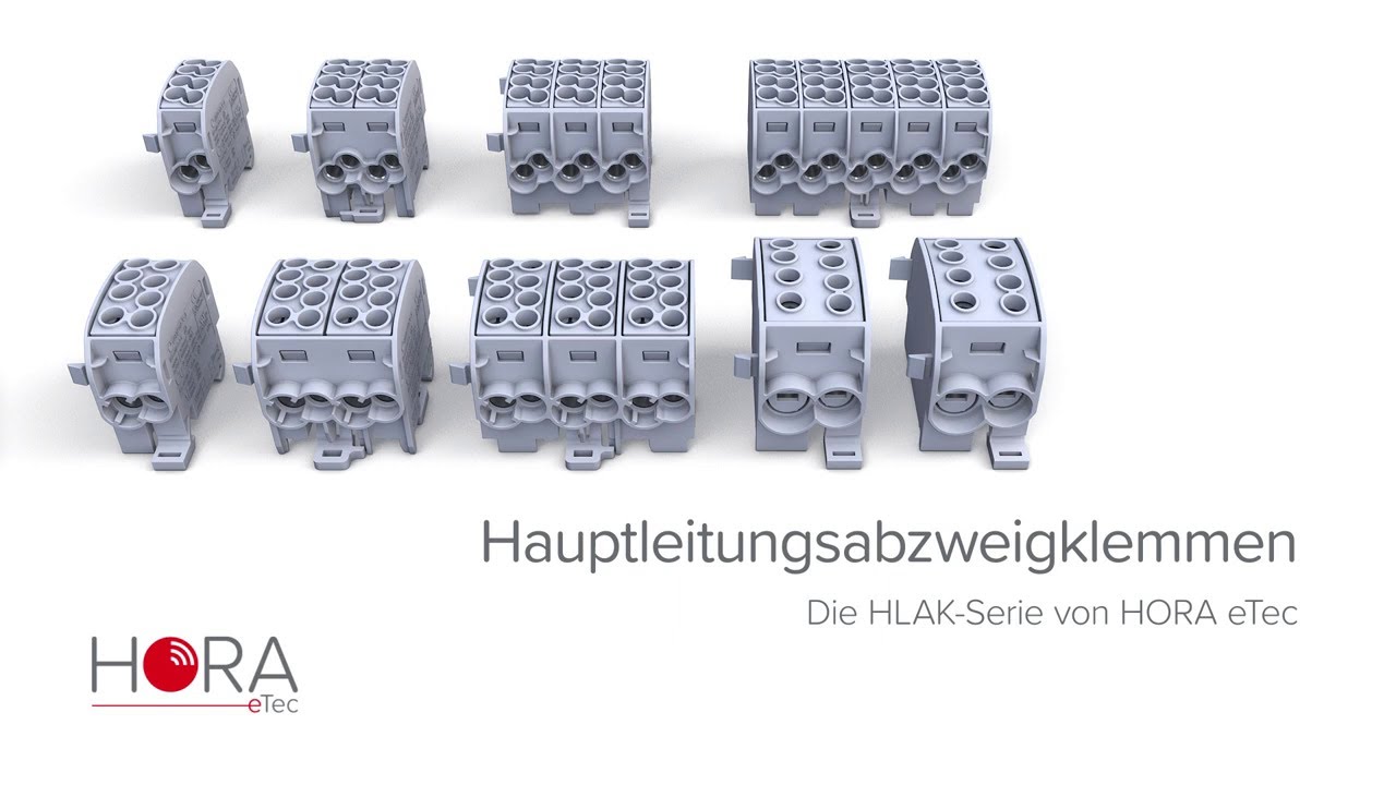 HORA eTec - Hauptleitungsabzweigklemmen (HLAK Serie)
