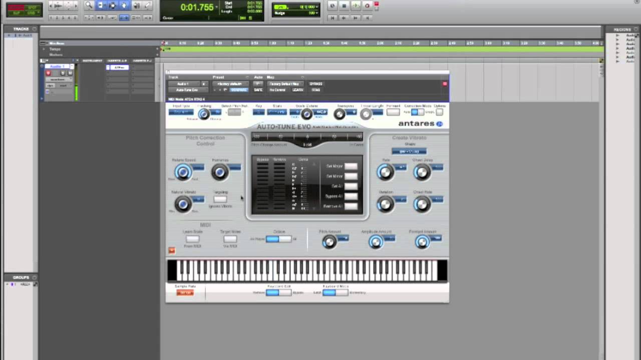 How to use Auto Tune - Pro Tools Tutorial