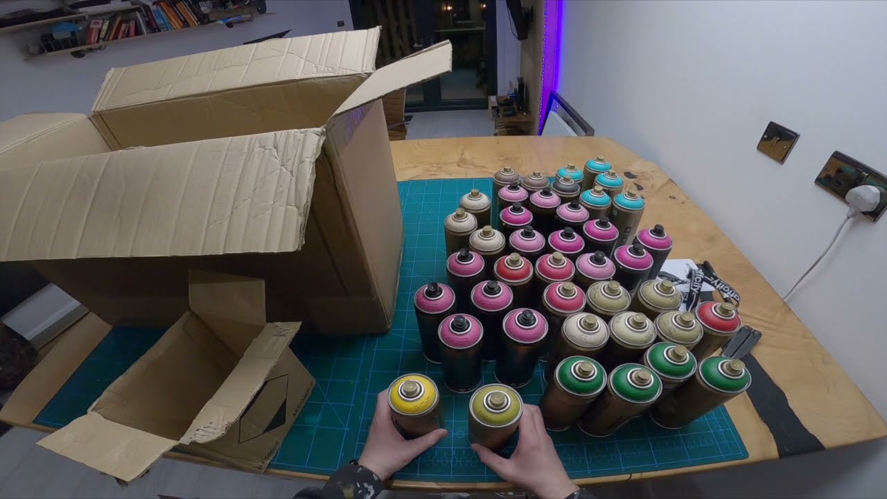 Graffiti spray paints UNBOXING #graffitiunboxing