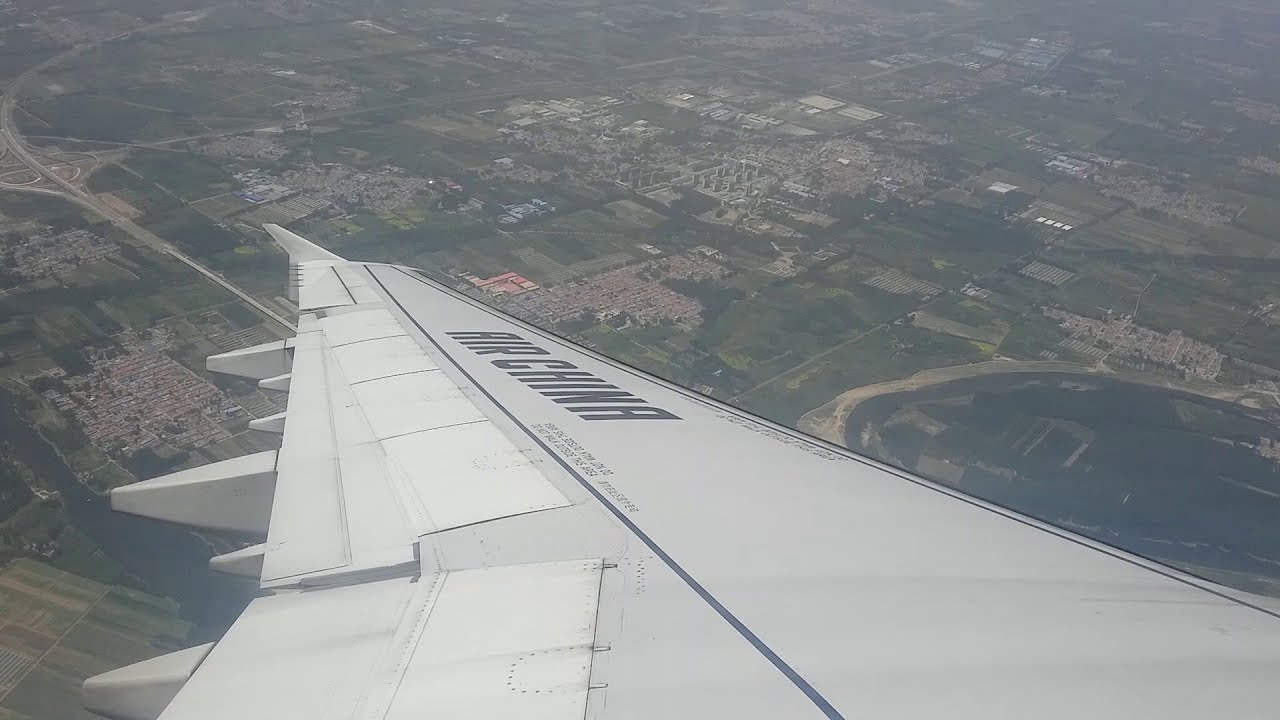 HD-Air China CA-162 Airbus A321 Landing Beijing Capital from Osaka