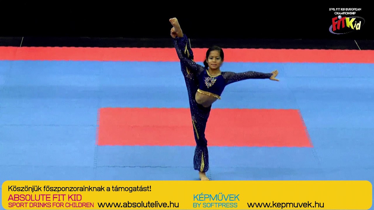 XVII. Fit Kid European Championships Individual finalist Amy Israel from England
