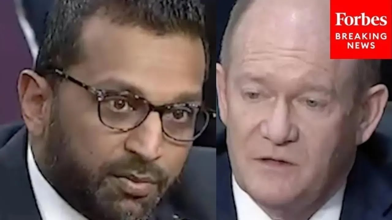 Chris Coons Asks Kash Patel Point Blank: Have You Ordered FBI Firings For Investigations Into Trump?