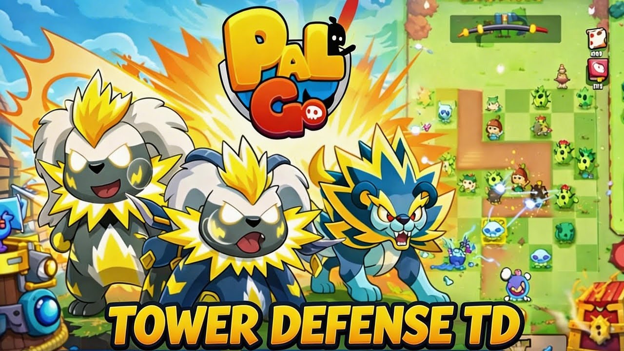  🎮Pal Go: Tower Defense TD 🔥 Game TD Santai Tapi Bikin Ketagihan! (PvP & Strategy)