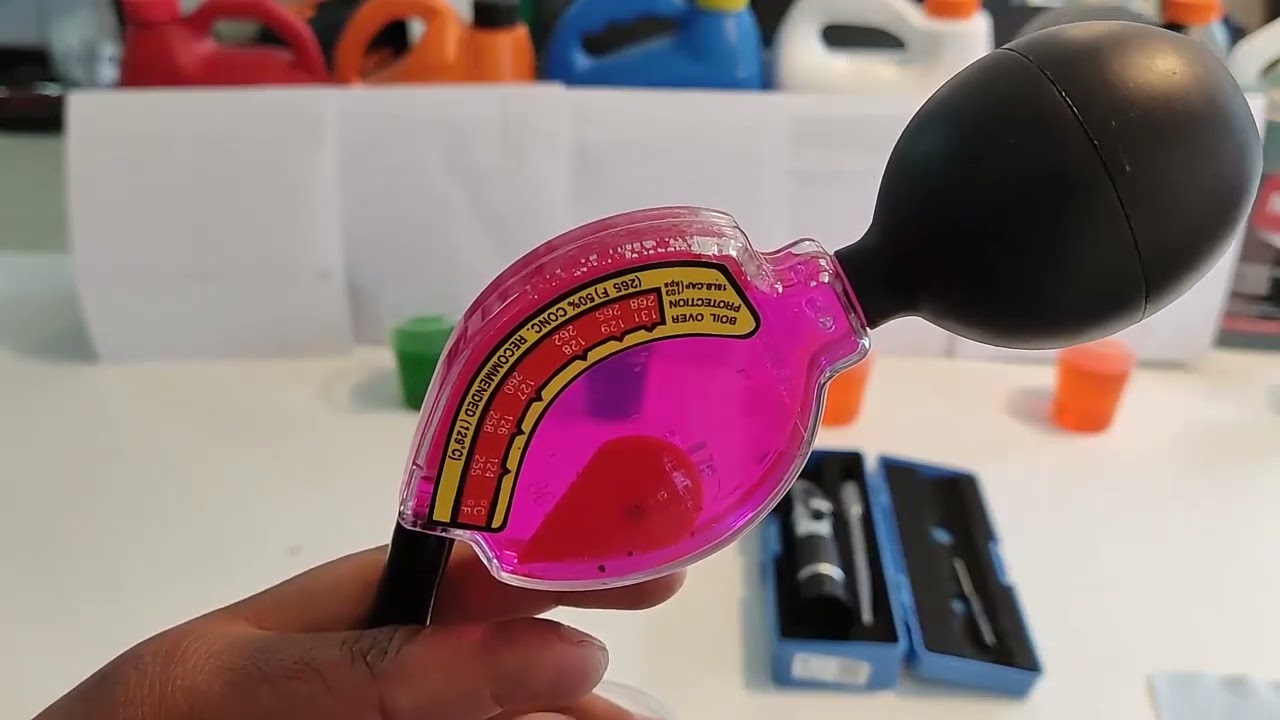 Como evaluar la calidad de REFRIGERANTE DE MOTOR 👩‍🔧💦