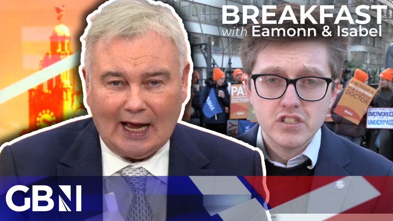 Eamonn Holmes probes junior doctor vowing to ‘keep striking’ - patients held RANSOM for 35% pay rise