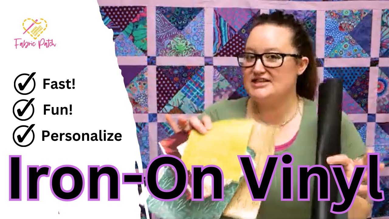 Learn how to make YOUR own Vinyl fabric for your next projects! Iron on Vinyl
