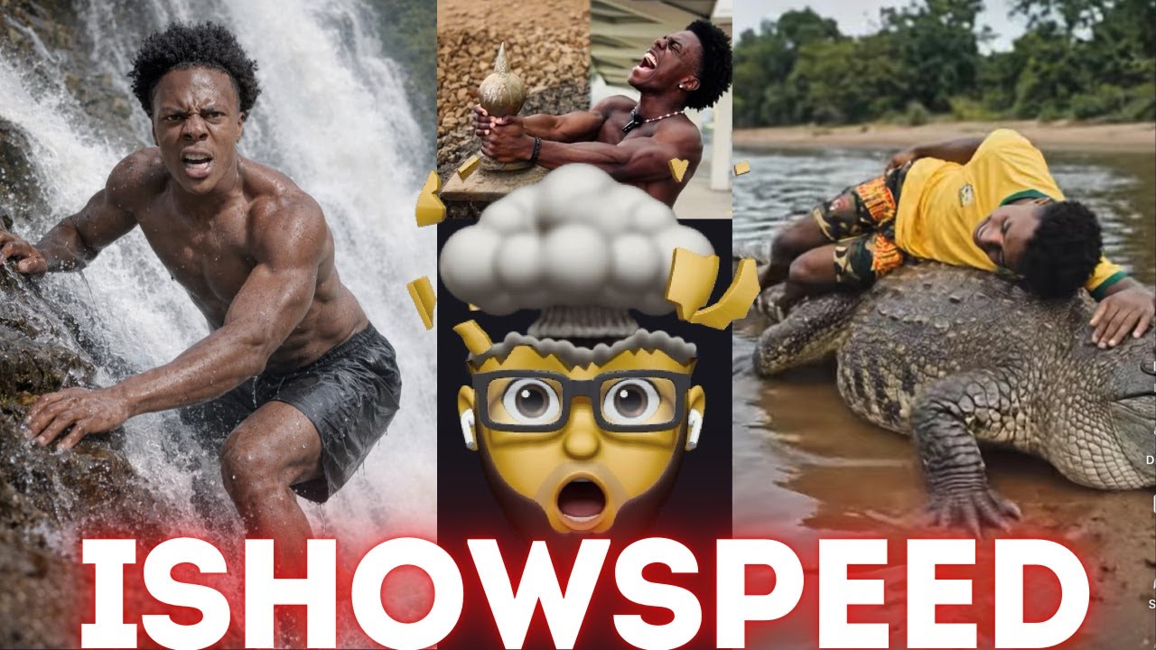 Тур iShowSpeed ​​Africa: Попробует ли он пройти самые опасные испытания в Гане или Намибии? #ai П...
