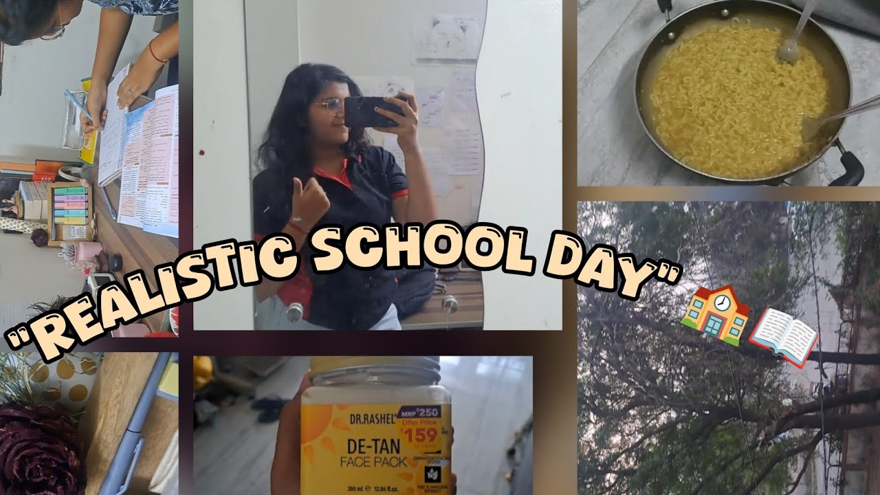 Realistic Study Vlog 📚✨ | Productive School Day | Class 11 Exam Prep 💪📝
