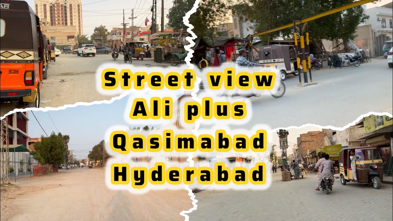Ali plus tour street view | qasimabad | exploring Hyderabad sindh