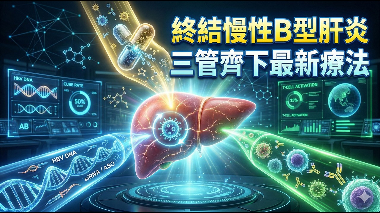 慢性B型肝炎有望被治癒？新一代 RNA 療法讓病毒徹底消失！ | 醫學新知解碼 VIP.019