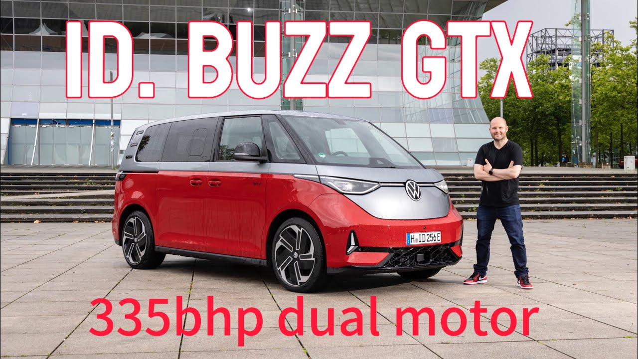 Обзор Volkswagen ID. Buzz GTX | Автобус VW мощностью 335 л.с.!!