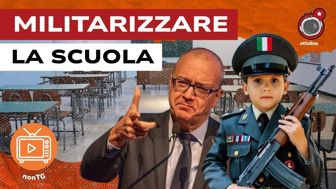 GOLPE MILITARISTA nella scuola ITALIANA: armi in mano ai bambini e VIETATO&nbsp;PARLARE&nbsp;DI&nbsp;PACE