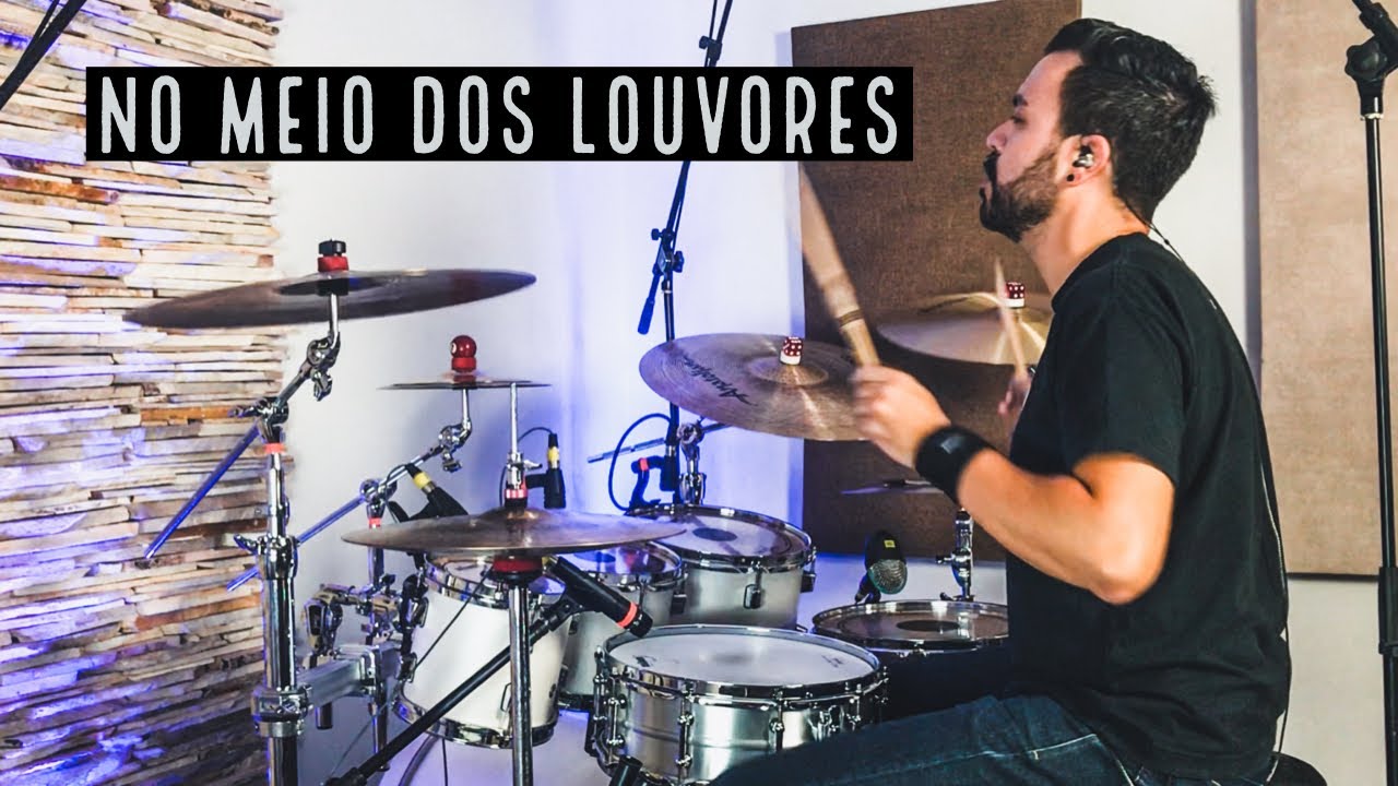 No Meio dos Louvores (Vers&atilde;o Nova) - Israel Salazar - JC Batera (DRUM COVER)