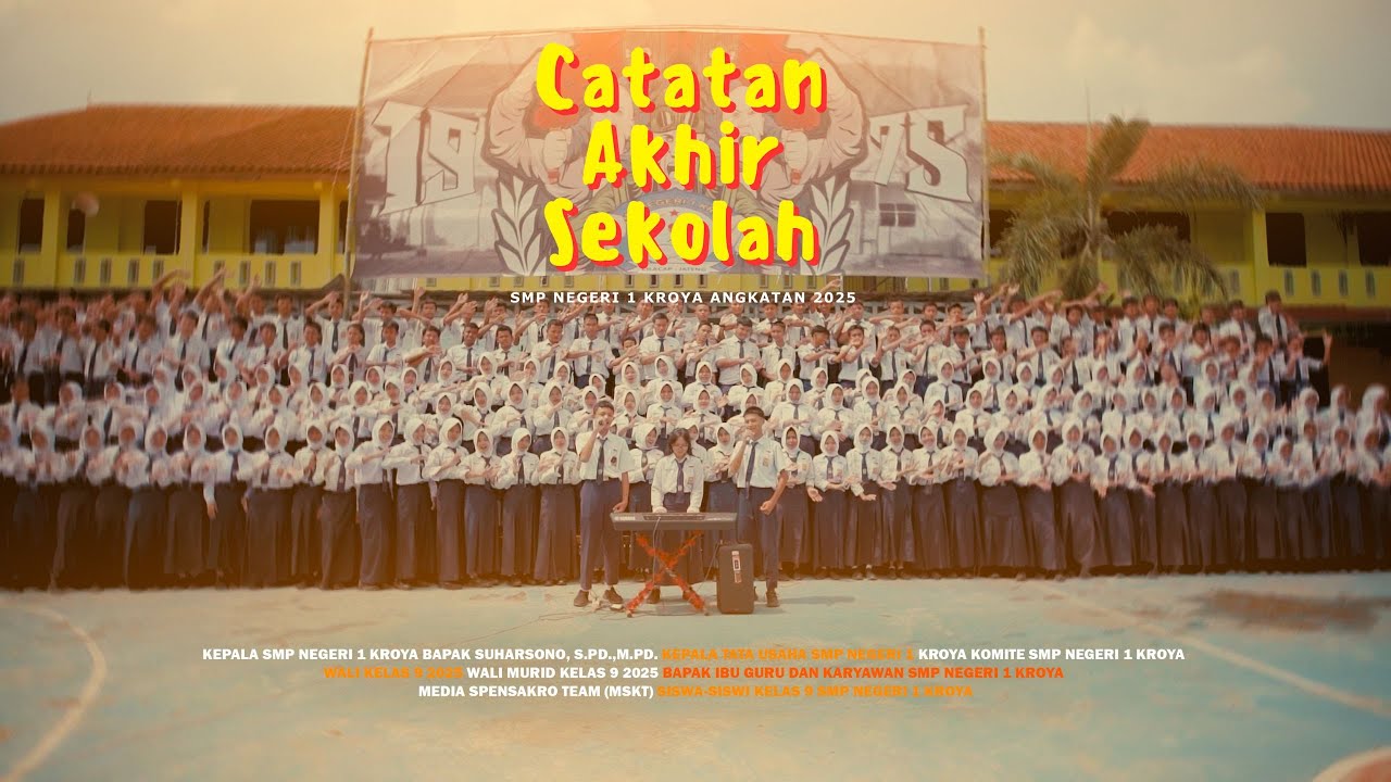 CATATAN AKHIR SEKOLAH KELAS 9  | SMP NEGERI 1 KROYA TAHUN 2025