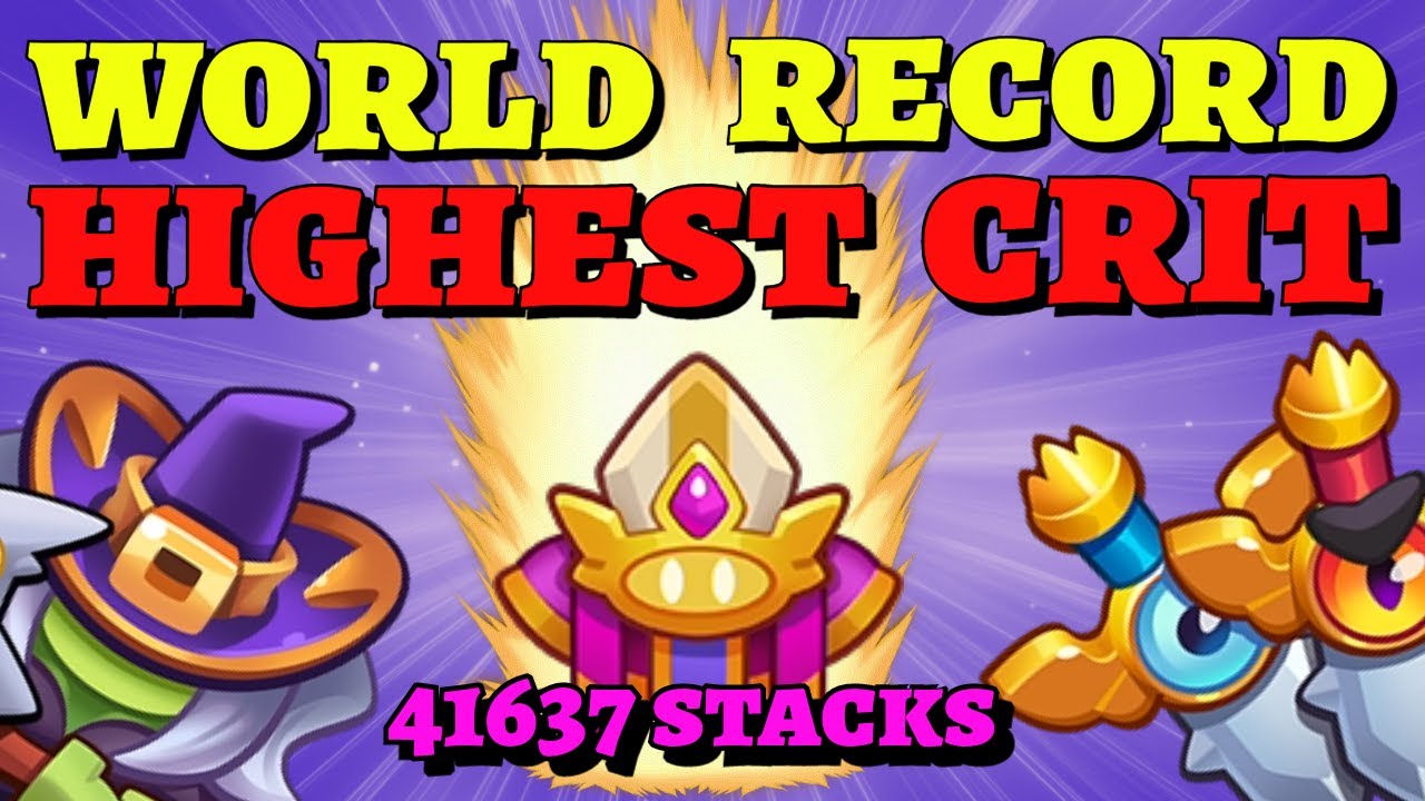 HIGHEST CRIT of all time | Rush Royale
