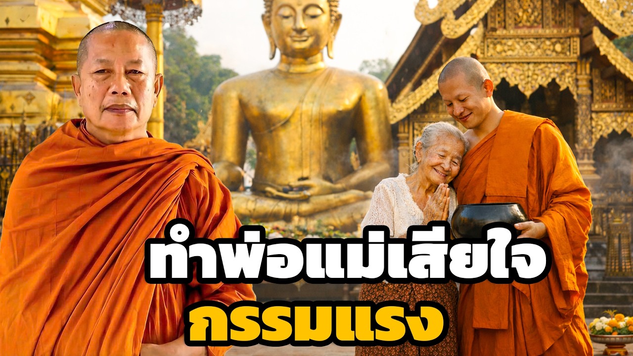 วิบากกรรม ทำให้พ่อแม่เสียใจ  ธรรมะคลายทุกข์ พระมหาบุญช่วย ปัญญาวชิโร 1