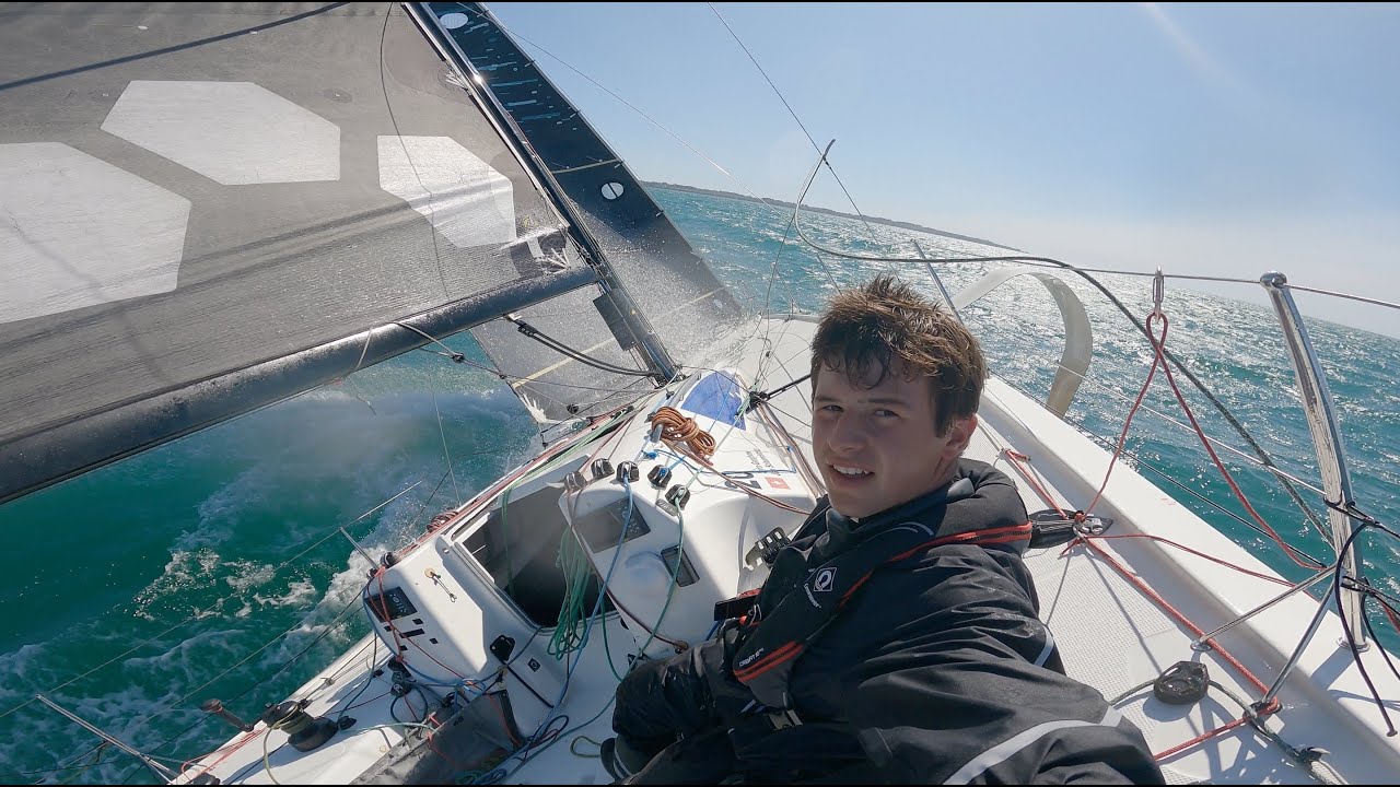 First EVER solo sail on the Figaro 3