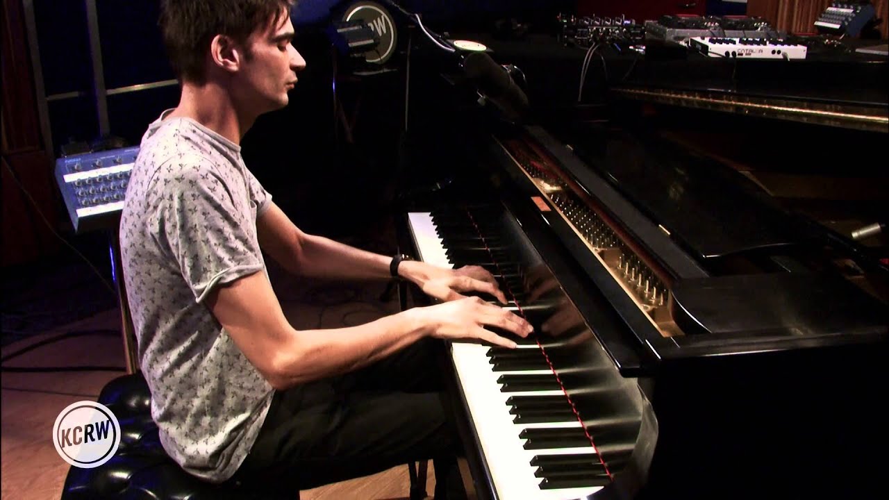 Jon Hopkins performing 
