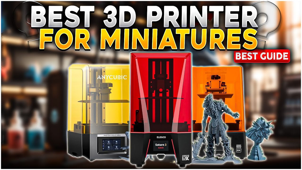 Лучшие 3D-принтеры для печати миниатюр на основе фотополимера в 2025 году — 5 лучших вариантов!