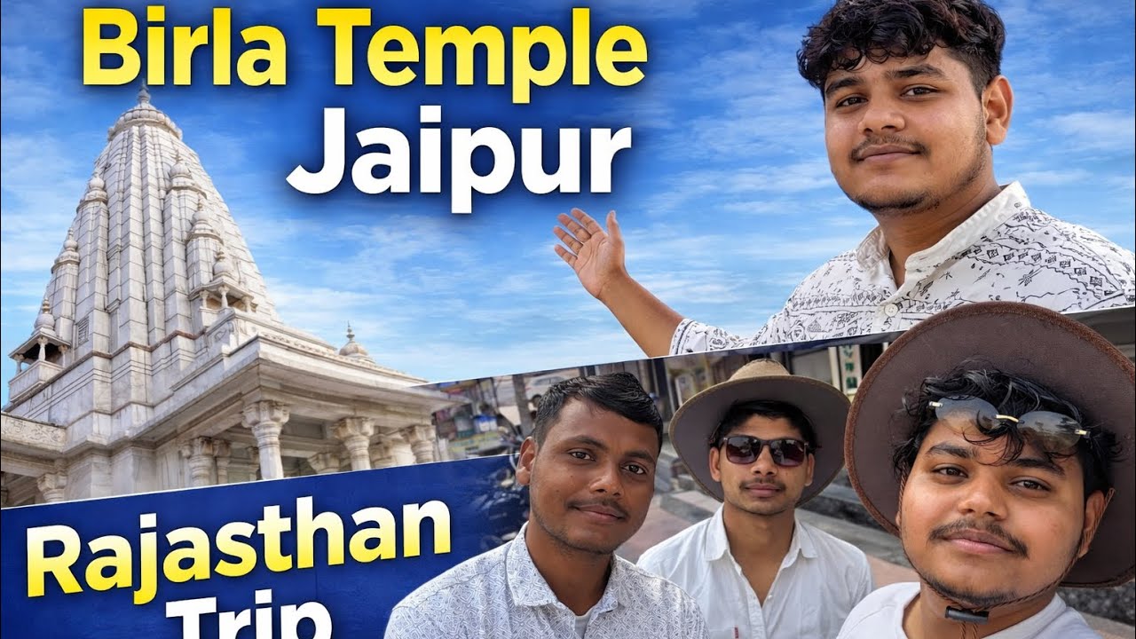 Birla Temple Jaipur Tour 🙏 | Jaipur Famous Mandir | Rajasthan Trip