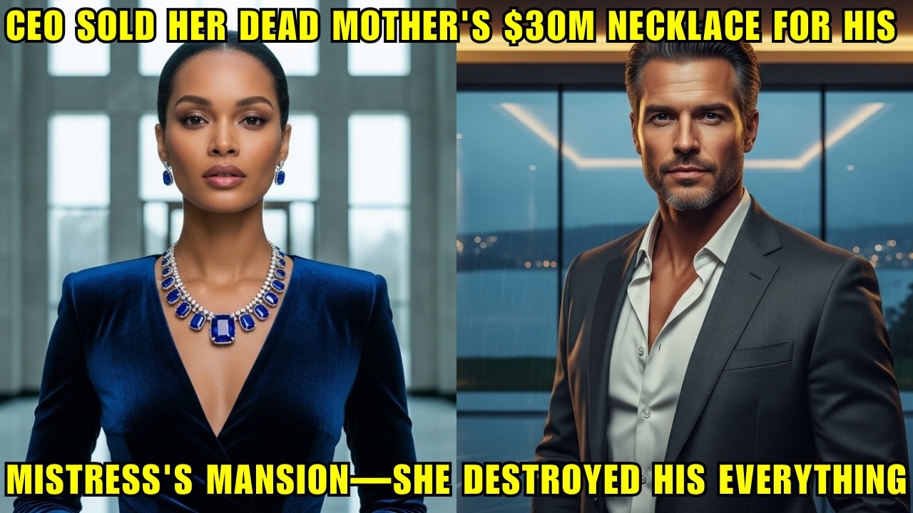 CEO Sold Her Dead Mother's $30M Necklace For His Mistress's Mansion—She Destroyed His Everything.