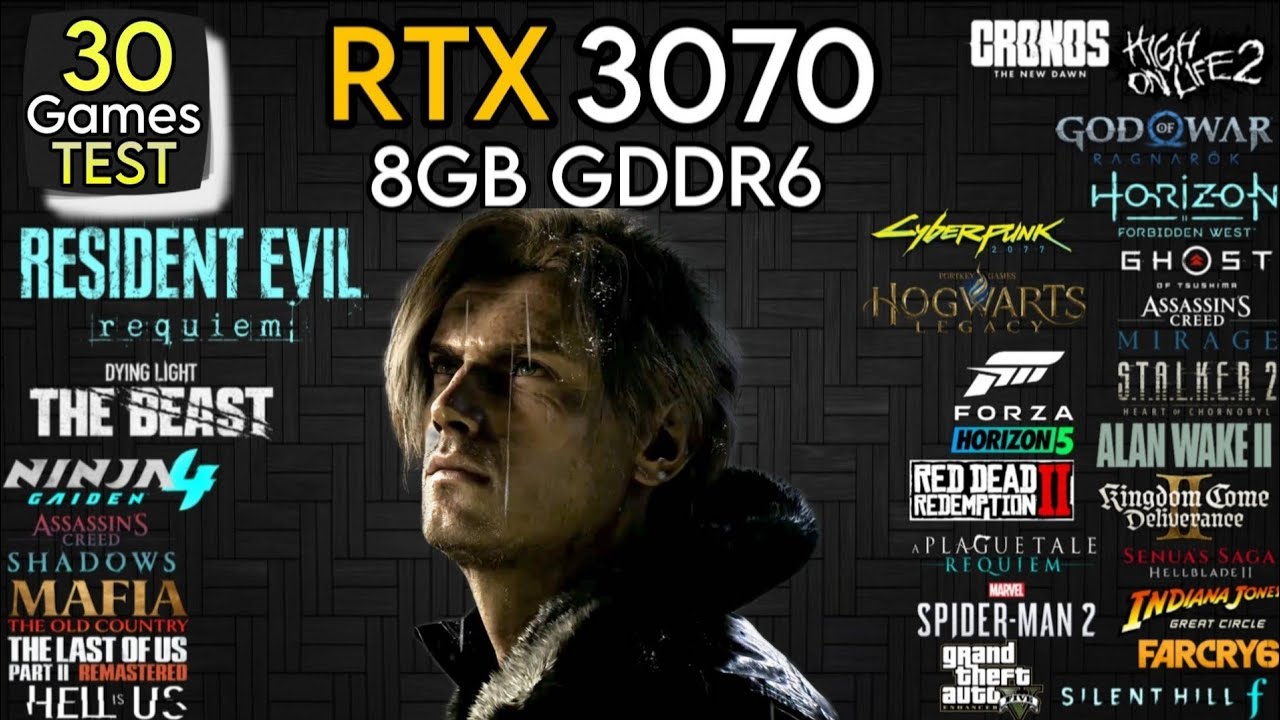 RTX 3070 Tested in 30 Games (2026) | Ultimate Benchmark 🚀 | Ray Tracing