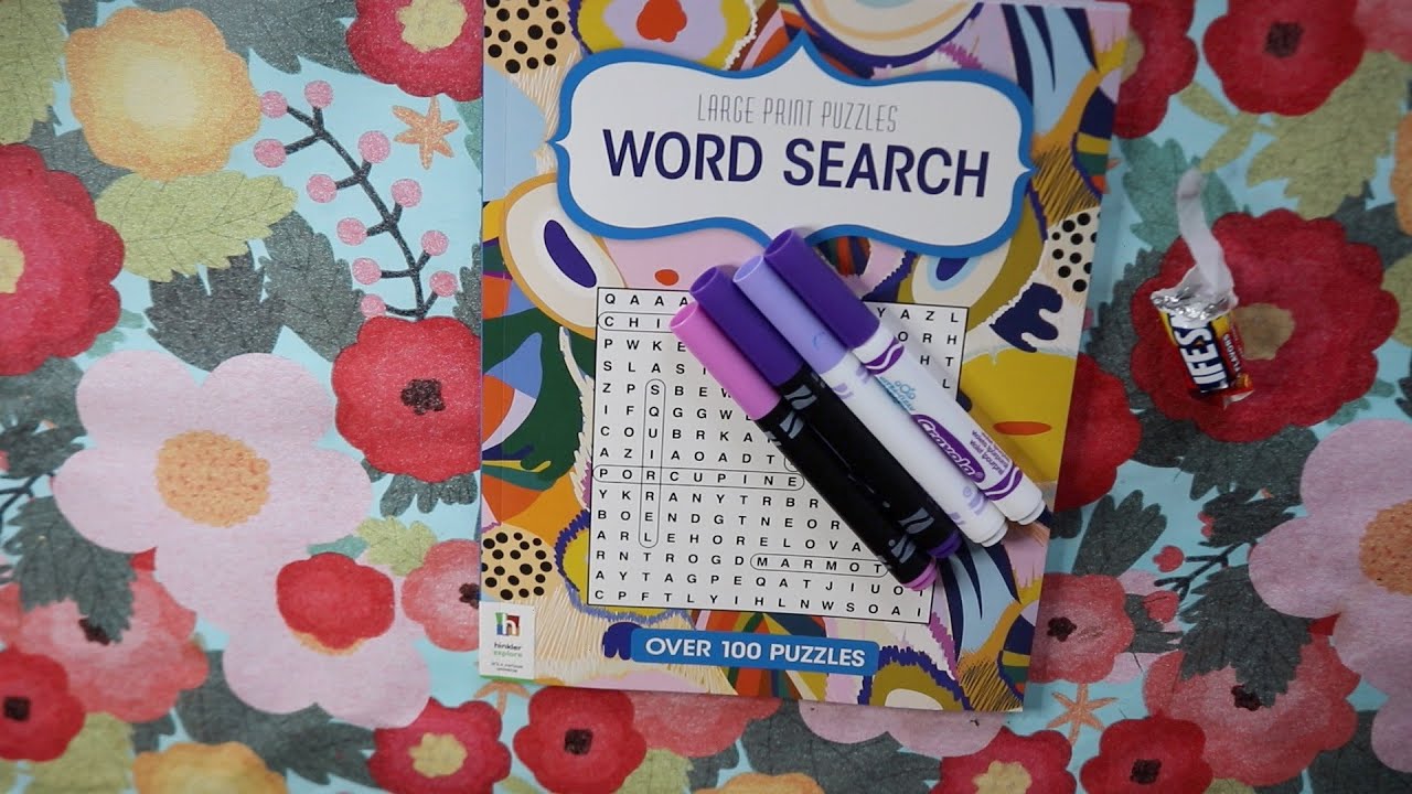 WORD SEARCH IM GETTING SO GOOD AT THESE ASMR LIFE SAVERS EATING SOUNDS