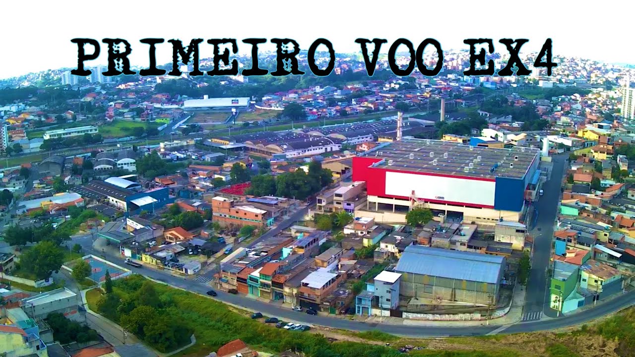 Drone EACHINE EX4 primeiro voo