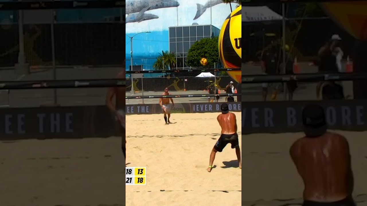 Trevor Crabb BOUNCES Tri Bourne's QUICK BACK SET! #shorts