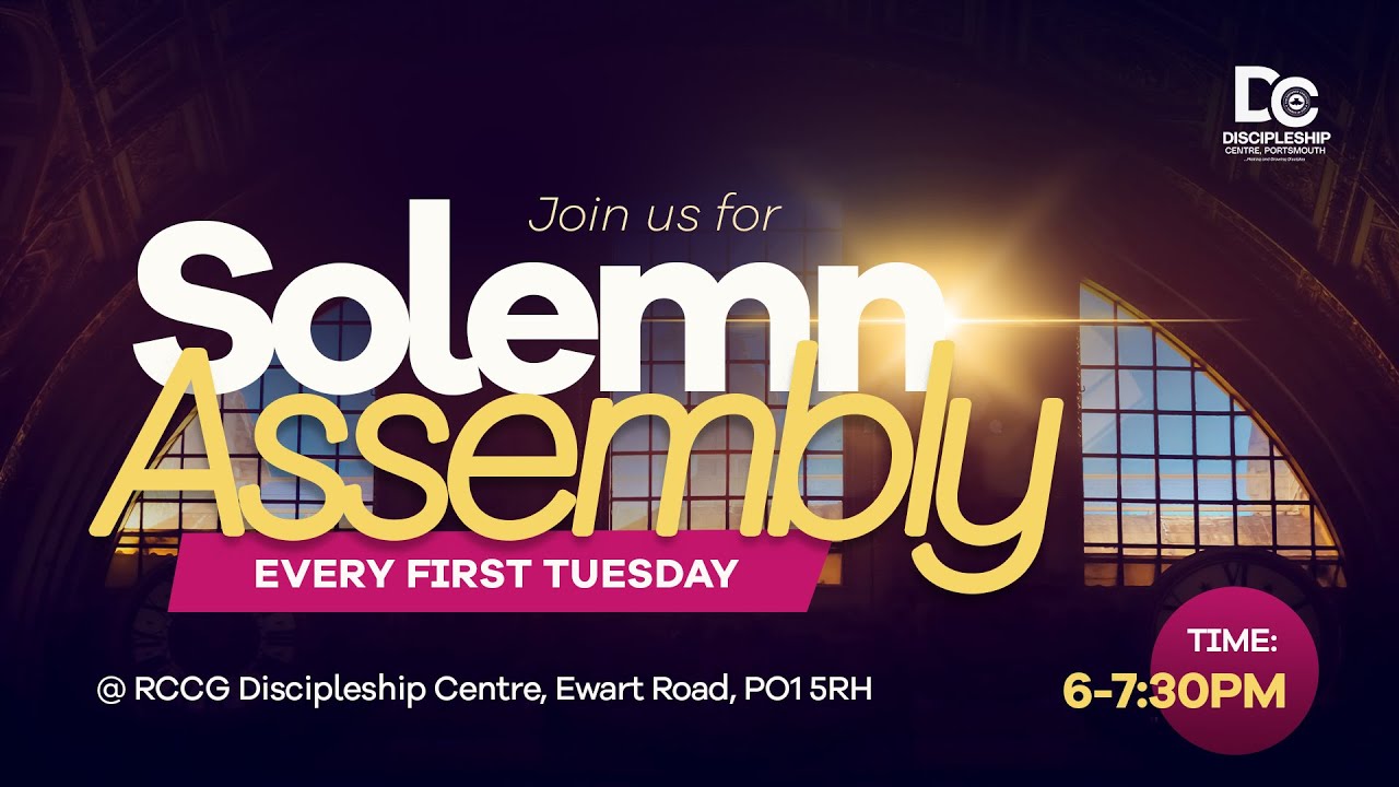 RCCG Discipleship Centre | Solemn Assembly | 2nd February 2026