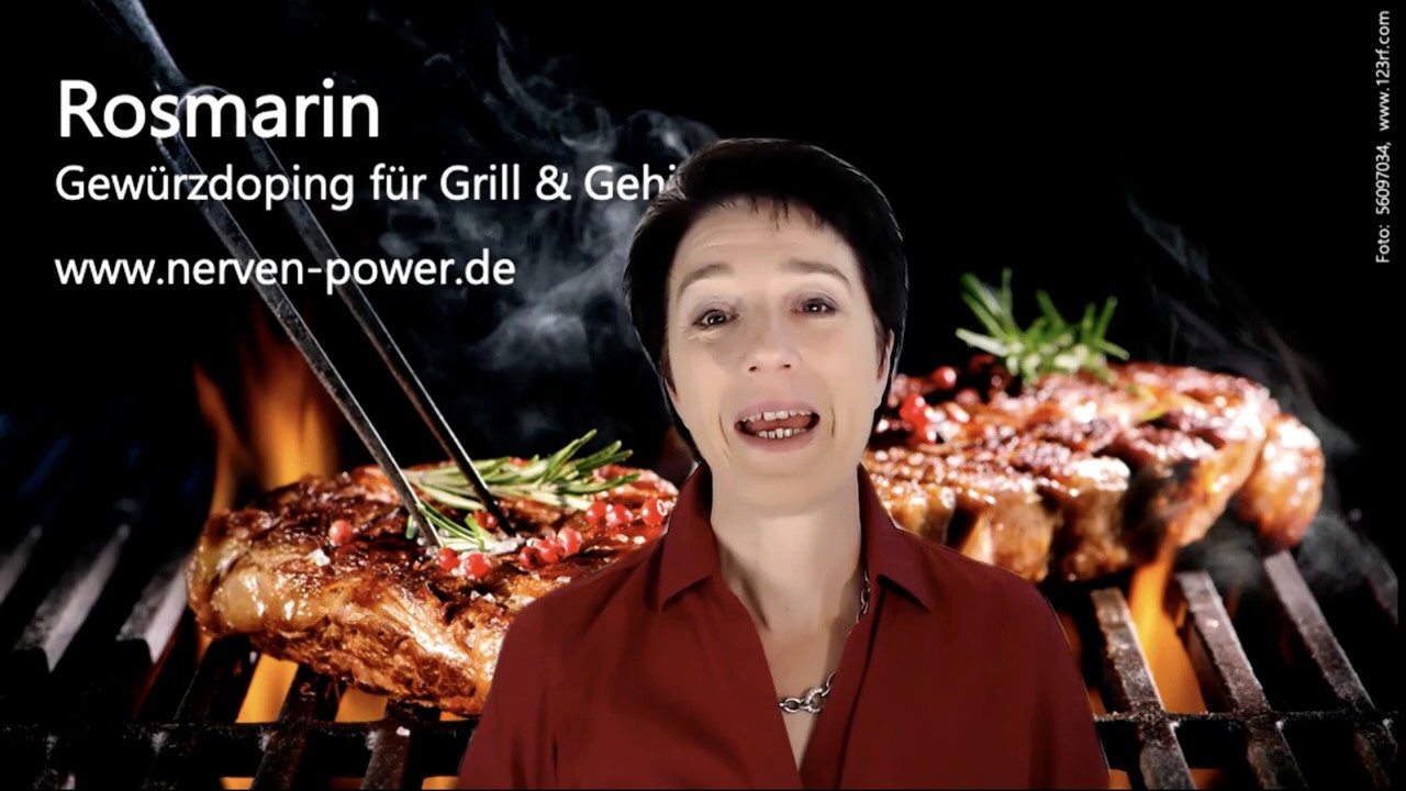 Gewürzdoping Grill Gehirn 1 Rosmarin NervenPower