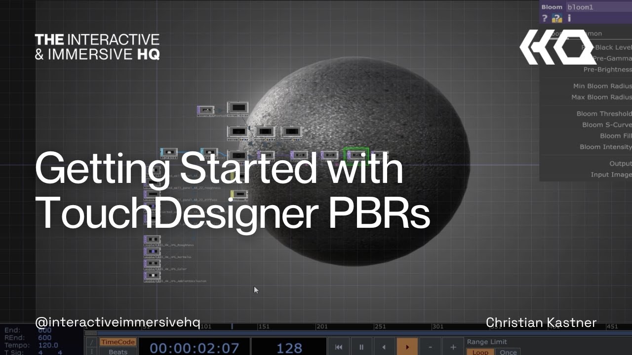 Getting Started with TouchDesigner PBRs - TouchDesigner Tutorial 198