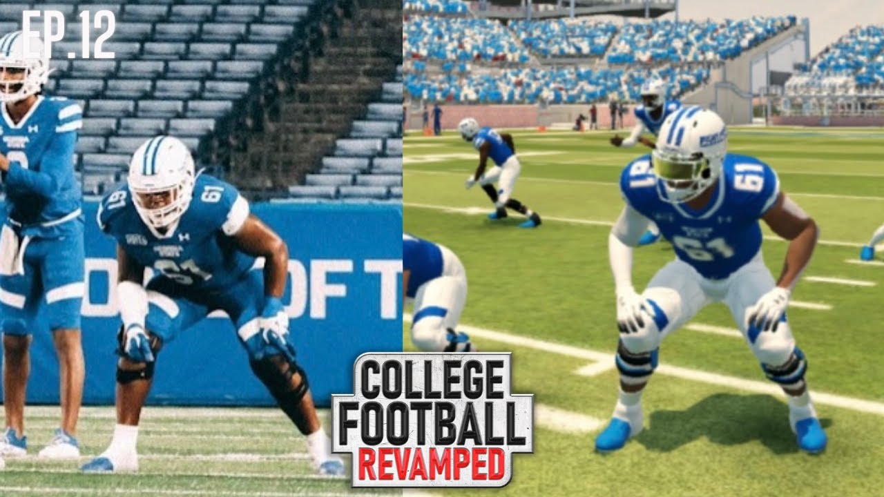 THE FIRST OFFENSIVE LINE ROAD TO GLORY | D1 Offensive Lineman plays as himself on NCAA 23 EP.12