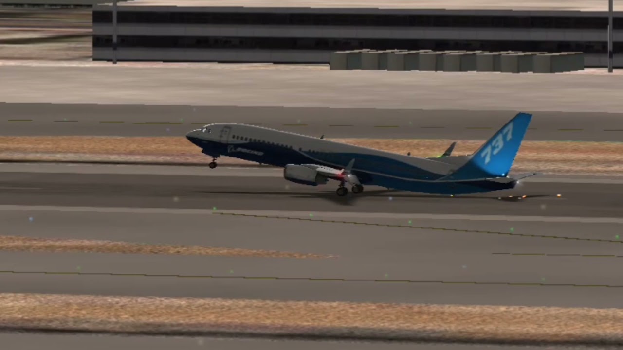 Boeing 737 Tailstrike Test RFS - Real Flight Simulator