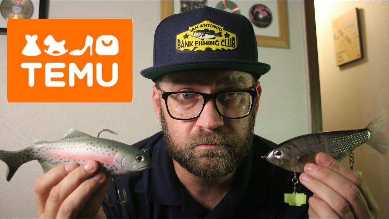 I tried fishing with TEMU Glide Baits and Swimbaits