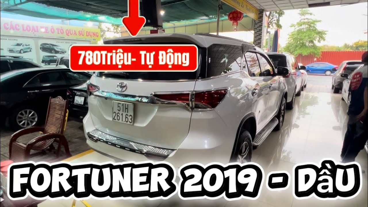 SUV Cao To- Fortuner 2019,Số Tự Động Máy Dầu, Màu Trắng Ngọc Trai , Giá 780 Triệu, Có Hỗ Trợ Góp Nha
