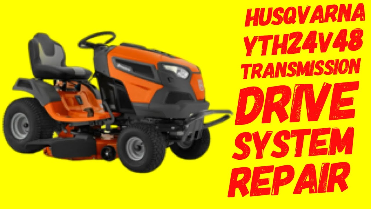 HUSQVARNA YTH24v48 TRANSMISSION DRIVE REPAIR AND MASSIVE OIL LEAK UPDATE